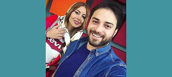 عکس حمید خندان و همسر سابقش