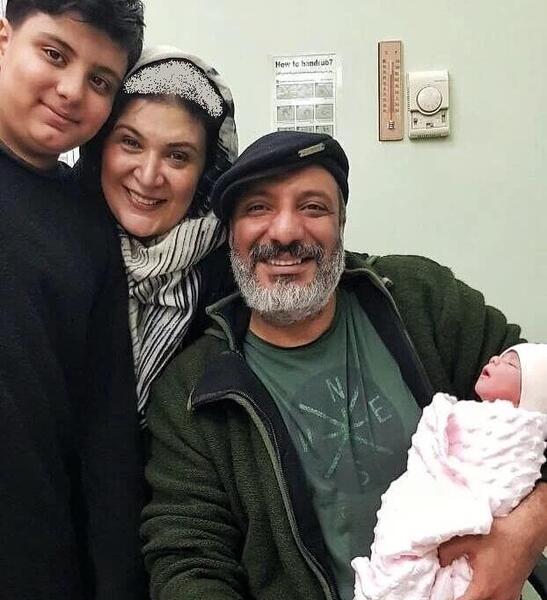 عکس حمید خندان و همسر سابقش