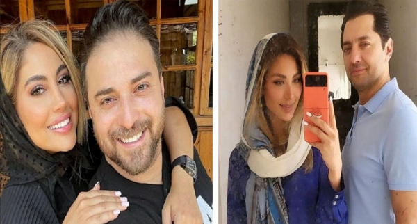 عکس حمید خندان و همسر سابقش