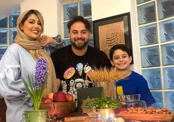 عکس حمید خندان و همسر سابقش