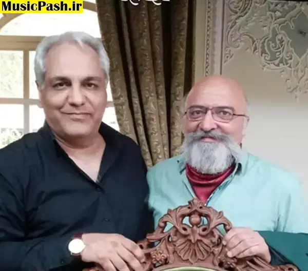 عکس حامد آهنگی در قهوه پدری