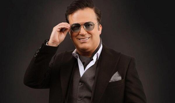عکس حامد آهنگی در شب آهنگی