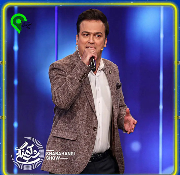 عکس حامد آهنگی در شب آهنگی