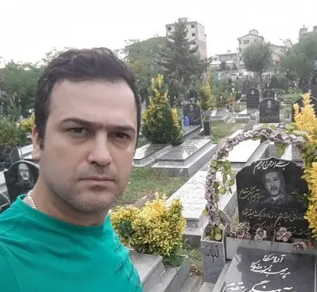 عکس حامد آهنگی با زنش