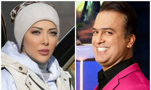 عکس حامد آهنگی با زنش