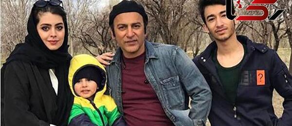 عکس حمید رضا آذرنگ و همسرش