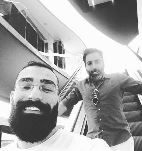 عکس حمید صفت و همسرش