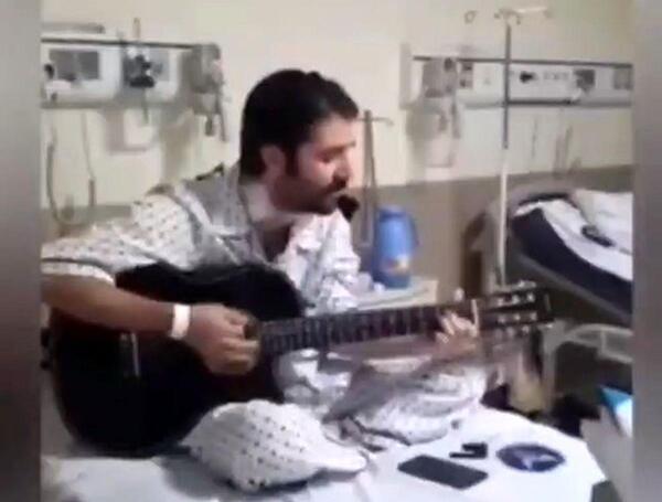 عکس جدید حمید هیراد در بیمارستان