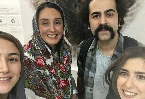 عکس هدیه تهرانی و همسرش