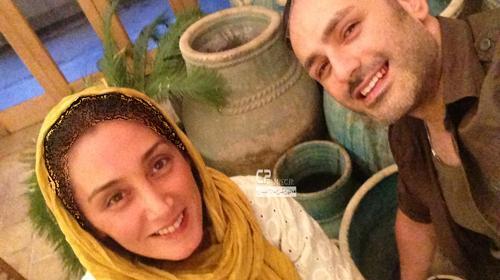 عکس هدیه تهرانی و همسرش
