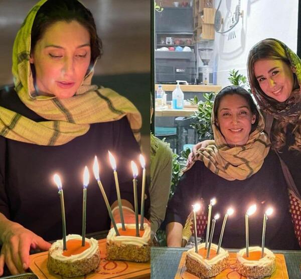عکس هدیه تهرانی و همسرش