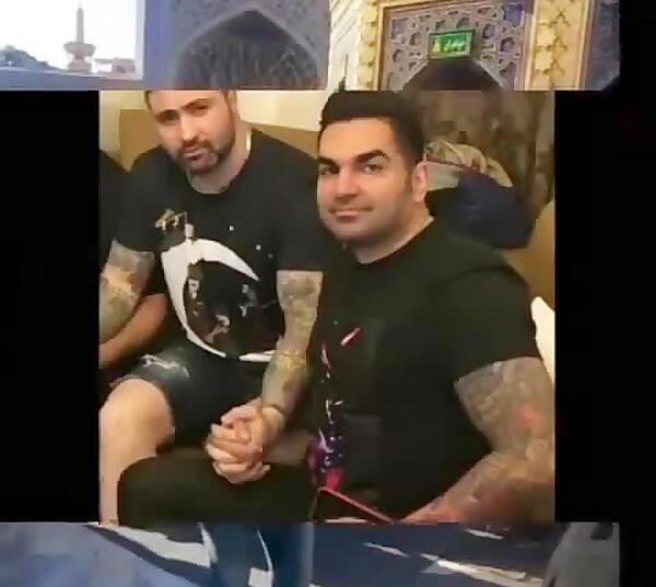 عکس حسین گودرزی رفیق وحید مرادی