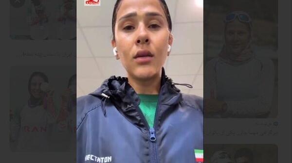 عکس مهسا جاور با لباس المپیک