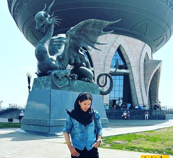 عکس مهسا جاور با لباس المپیک