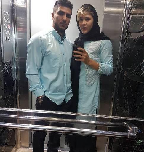 عکس مهسا جاور با همسرش