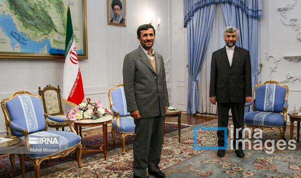 عکس جلیلی و احمدی نژاد