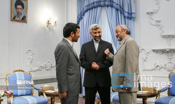 عکس جلیلی و احمدی نژاد