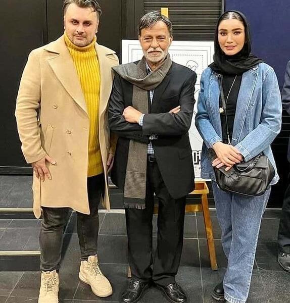 عکس جلیل سامان و همسرش