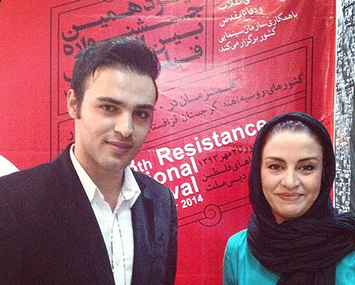 عکس جلیل سامان و همسرش