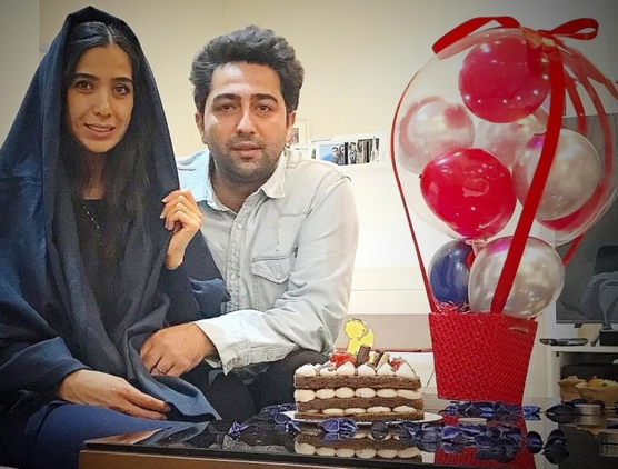 عکس جلیل سامان و همسرش