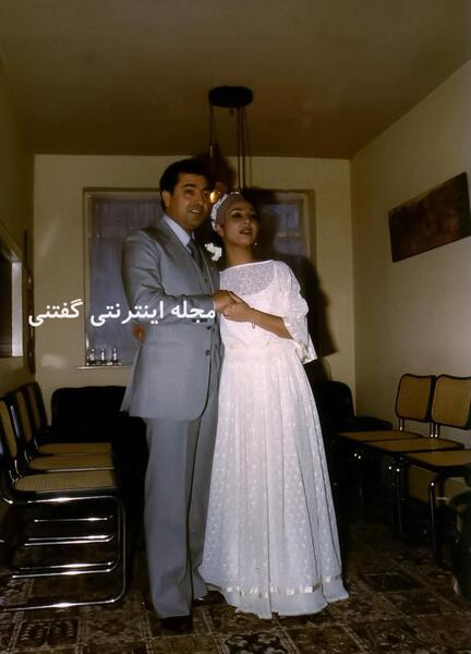 عکس عروسی مسعود جلیلیان و همسرش