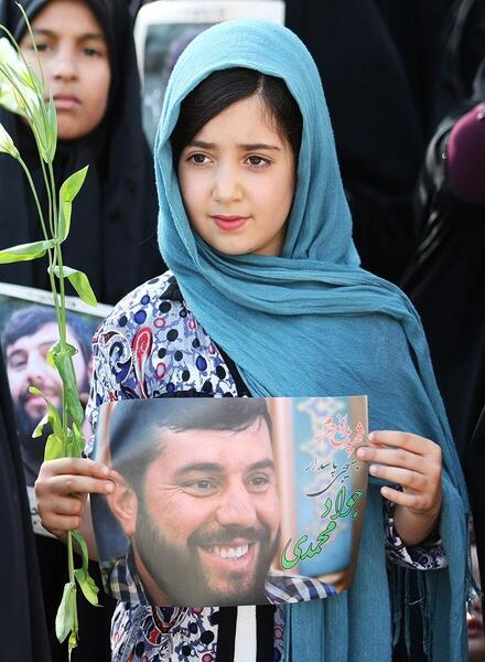 عکس همسر شهید جواد محمدی