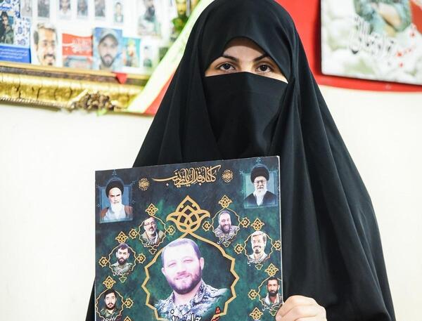 عکس همسر شهید جواد محمدی