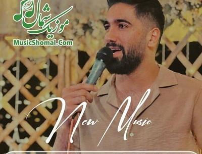 عکس جواد عباسی با موتور