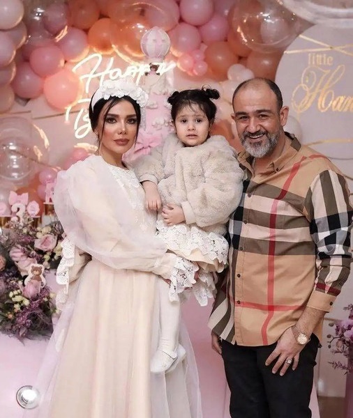 عکس جواد رضویان با همسرش