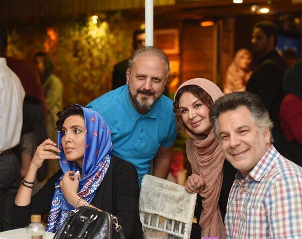 عکس جواد رضویان با همسرش