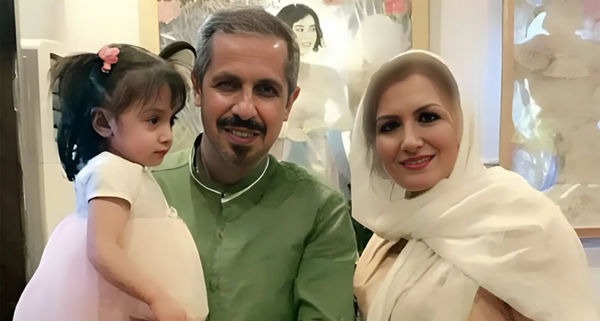 عکس جواد رضویان با همسرش