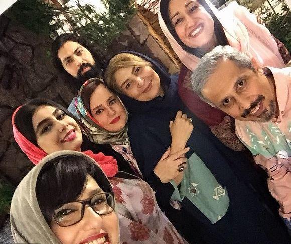 عکس جواد رضویان با همسرش