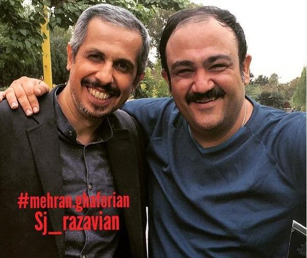عکس جواد رضویان و مهران غفوریان