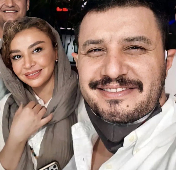 عکس جواد خیابانی با همسرش