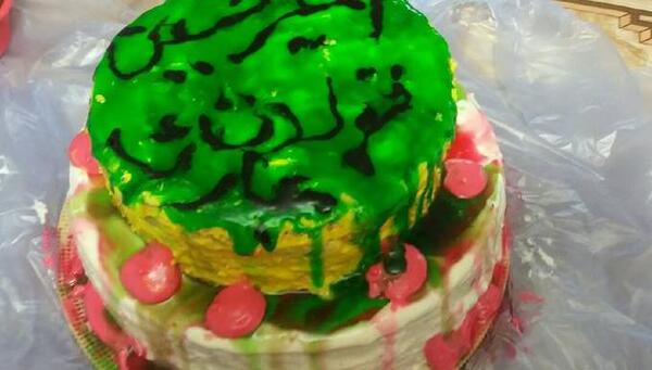 عکس کیک تولد مبینا