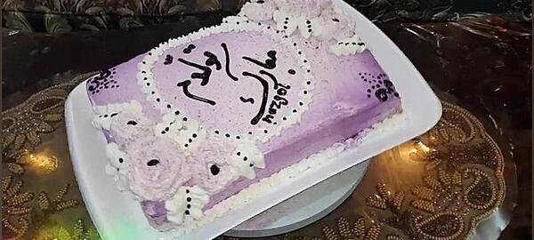 عکس کیک تولد با اسم مبینا