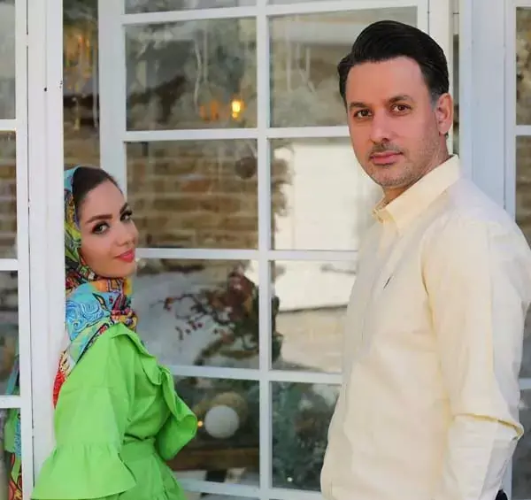 عکس جدید مبینا نصیری و همسرش