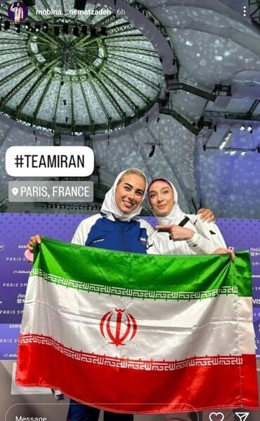 عکس مبینا نعمت زاده و ناهید کیانی