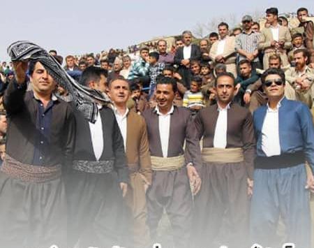 عکس سنا برزنجه با لباس کردی