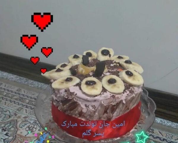 عکس کیک تولد پسرم