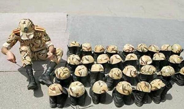عکس پایان خدمت سربازی پسرم