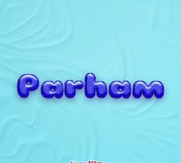 عکس اسم پرهام به انگلیسی