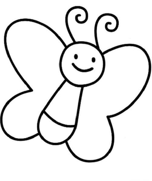 عکس پروانه نقاشی کودک