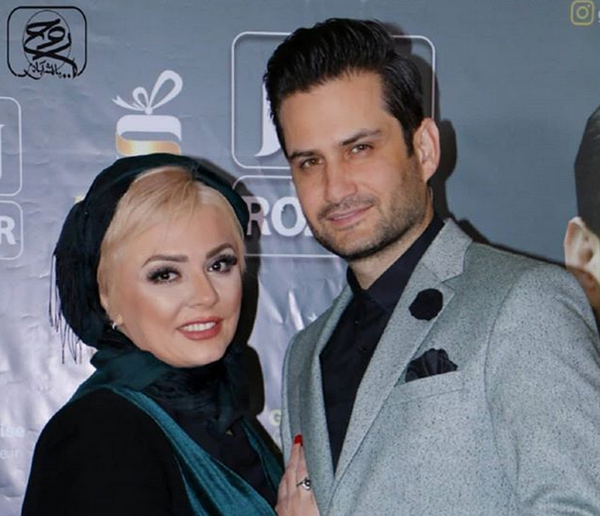 عکس پویا امینی با همسرش