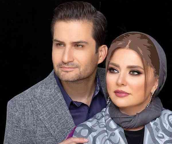 عکس پویا امینی با همسرش