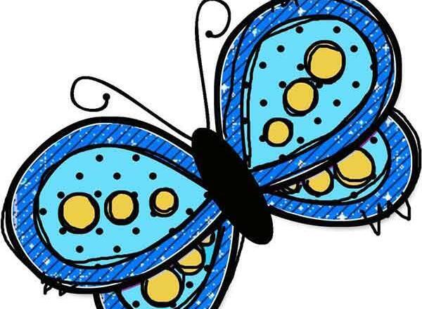 عکس پروانه بزرگ نقاشی