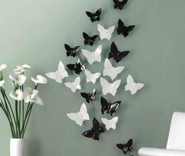 عکس پروانه های دیواری
