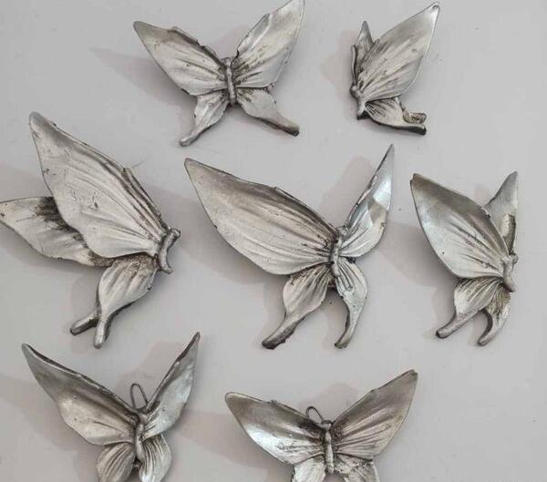 عکس مدل پروانه روی دیوار
