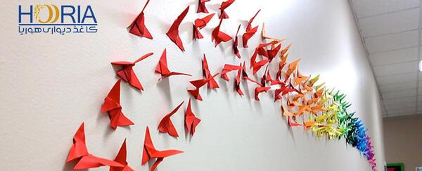 عکس مدل پروانه روی دیوار