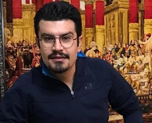 عکس از پیمان طالبی و همسرش